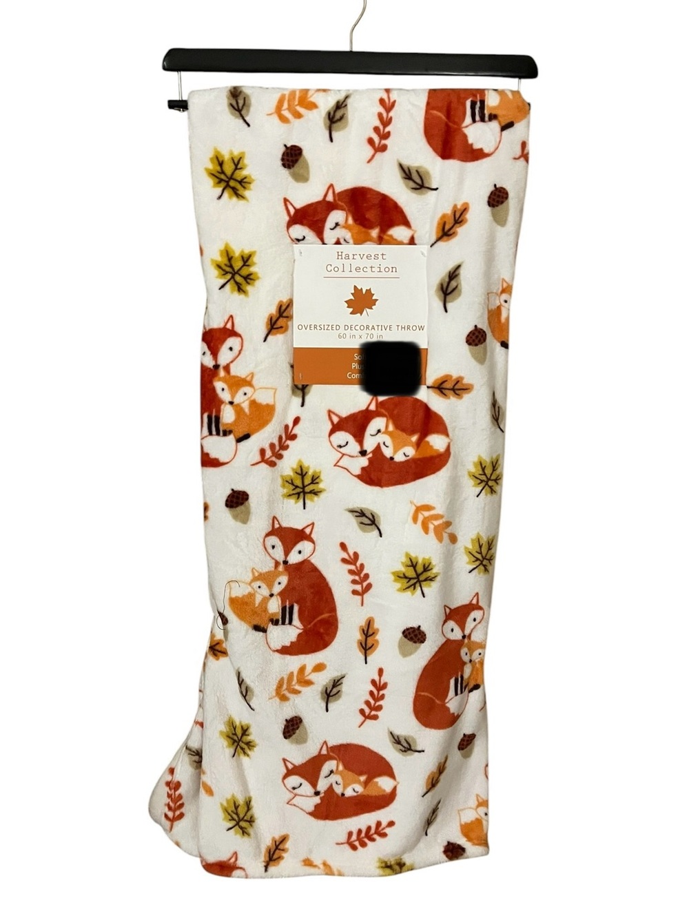 Fox Print Blanket - 60x70